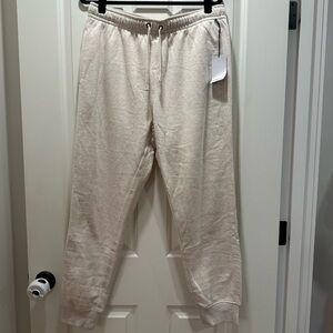 NWT Goodfellow Men's Oatmeal Sweatpant Joggers, Size Large